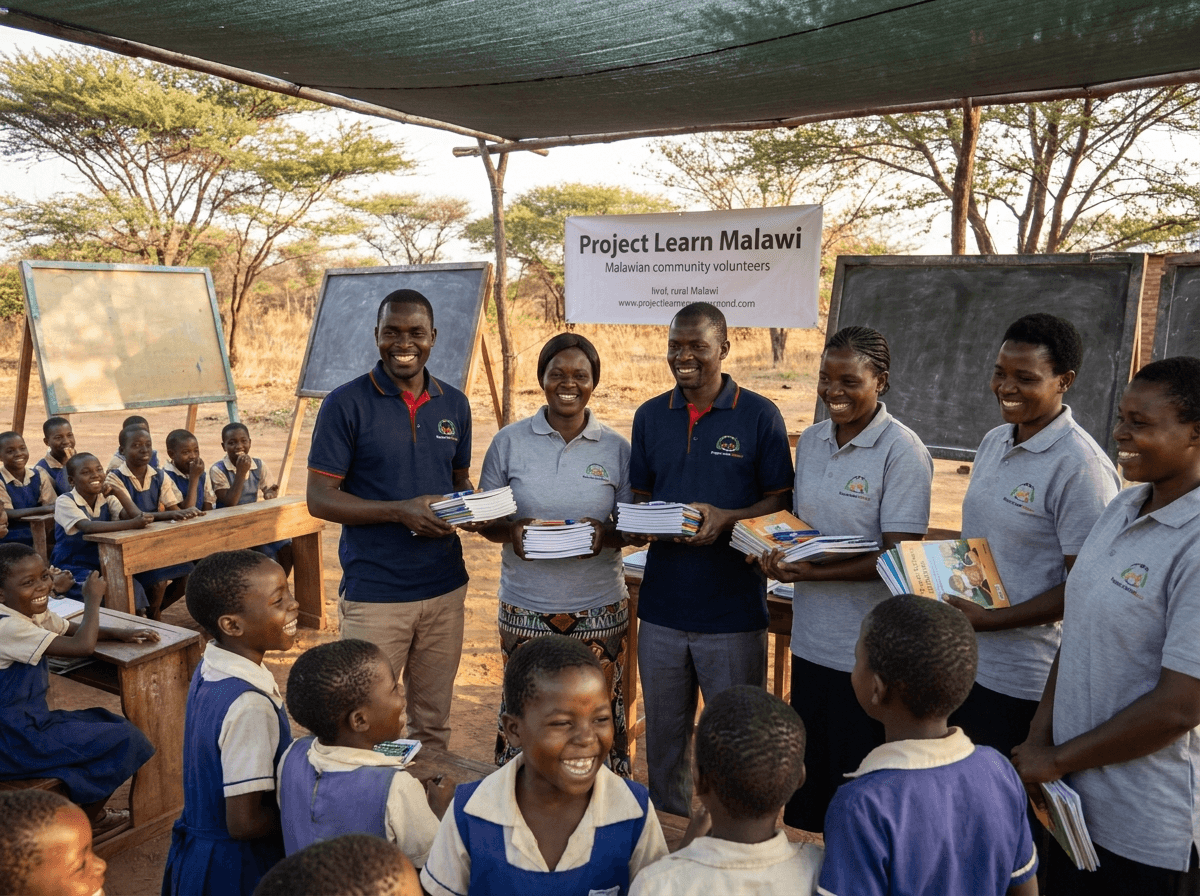 Malawian community volunteers